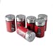 Metro 2.7-oz. Spice Jars Set of 6 - Red