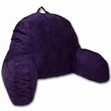 Lalabe Microsuede Bedrest Pillow - Purple