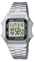 CASIO Collection A178WEA-1AES - Reloj unisex de cuarzo, correa de acero inoxidable color plata