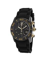 Swiss Legend Womens 10128-01-GA Commander Diamonds Analog Display Swiss Quartz White Watch
