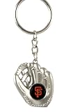 San Francisco Giants - MLB Silver Baseball Glove Keychain