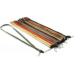 12 Lanyard Necklace Keychain ID Badge Holder Clip 36"