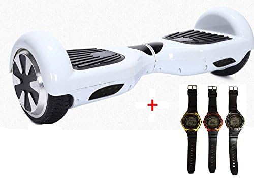 Balor Electric Hoverboard Self Balancing Scooter Electric Unicycle Scooters (White-Q)
