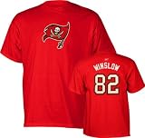Kellen Winslow Jr. Reebok Name and Number Tampa Bay Buccaneers T-Shirt - X-Large