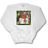 Sandy Mertens Vintage Christmas Designs - Vintage Helping Elves - Sweatshirts