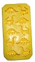 Dinosaur Yellow Ice Cube Tray / Jello Mold