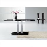 Black Glass Dining Table