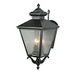 Royce Lighting RL2130/4NI Weston Outdoor Wall Lantern Natural Iron with Seeded Globe