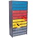 Sporting Goods : - Quantum Storage Closed Shelving System With Super Tuff Drawers - 12in. x 36in. x 75in. Rack Size, Yellow Bins