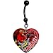 Heart Zodiac Taurus Belly Ring