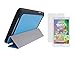 Denim Blue Slim Folding Folio Cover Case and Clear Screen Protector for Acer Iconia Tab 8 (Model A1-860 Only)