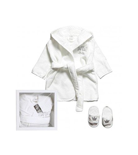 baby bathrobe and slippers