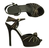 Gucci - Gucci Bow Tie Open Toe Style # 186076 Womens Shoes