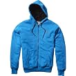 Fox Racing Mr. Clean Sasquatch Front Fleece Men's Hoody Zip Casual Sweatshirt/Sweater - Electric Blue