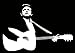 Johnny Cash - Man In Black Decal Sticker