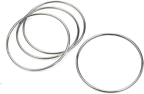 America Hello 4Pcs Magic Chinese Linking Rings Set Magnetic Lock Kids Party Show Stage Trick