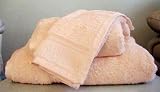 MARRIKAS Egyptian Cotton 2 Piece WASH CLOTH Set PEACH