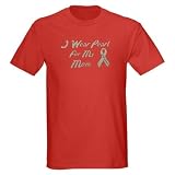 Mom Lung Cancer Support Dark T-Shirt