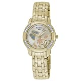 Women Gold Watch, Armitron Womens NOW Swarovski