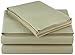 Amazon Basics Lightweight Super Soft Easy Care Microfiber 4-Piece Bed Sheet Set with 14-Inch Deep Pockets, Full, Solid, Olive