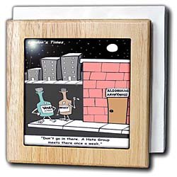 Alcohol Hate Group - 6 Inch Tile Napkin Holder