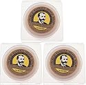 Col. Conk World's Famous Shaving Soap, Almond * 3 - Pack * Each Net Weight 2.25 Oz