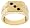 10k Yellow Gold Men's Black Diamond 