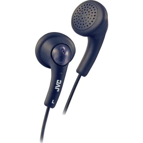 Black Cool Gumy Earbuds Slim Plug