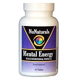 NuNaturals Mental Energy Multi-Nutritional Tablets, 60-Count