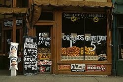 Bargains at the Grand Grocery Store, Lincoln, Nebraska, 1942 - Nostalgic Photographic Print from the Library of Congress Collection