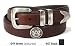 Brown Horween Oil Tanned Leather Belt - Collegiate Series