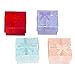 SDBING 24Pcs Cutely Small Gift Box for Ring Earrings Jewelry Hard Boxes 4x4 cm Random Color