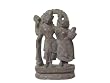 Religious Gift Standing Divine Couple Shiva Parvati Stone Statue 4 Inch