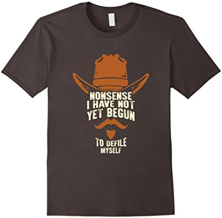 Men's I have not yet begun to defile myself T-shirt Medium Asphalt