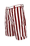 Maroon/White Cargo Shorts