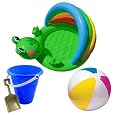 Intex Froggy Fun Pool for Ages 1-3 with Summer Fun Bundle