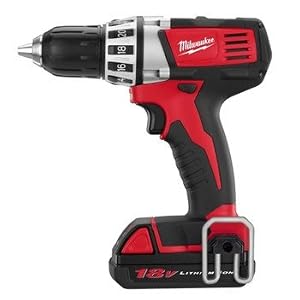 Factory-Reconditioned Milwaukee 2601-82 18-Volt Li-Ion Compact Drill Kit by 