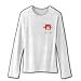 細野かに道楽 リブクルーネック長袖Tシャツ
