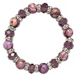 Purple Stone Stretch Bracelet
