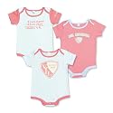 VfL Bochum M&auml;dchen Geschenk Babybodyset 3er Pack