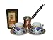 Turkish Coffee Set for Two with Premium Coffee (8.8 oz/250 g)