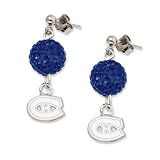 NHL Montreal Canadiens LogoArt Ovation Earrings