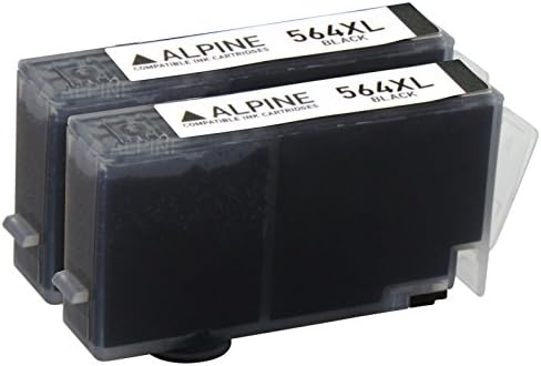 2 pack Compatible Replacement Ink Cartridge for Hewlett Packard CN684WN HP 564XL High-Yield Black