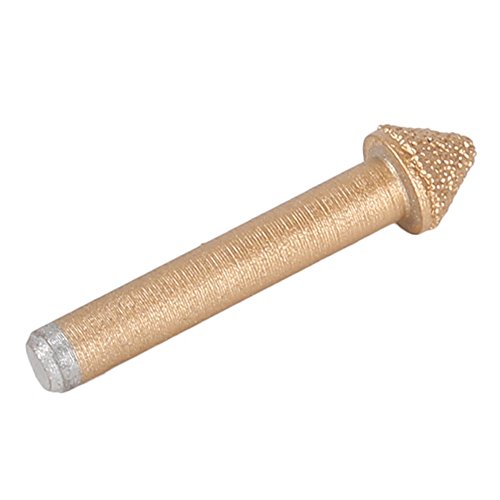 CNBTR 6x10x7mm 60 Degree CNC Engraving Emery Bit Brazed Diamond Tapered Drill
