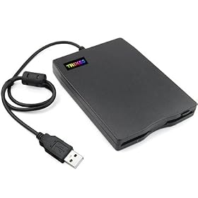 TRIXES External USB Portable Floppy Disk Drive PC Laptop