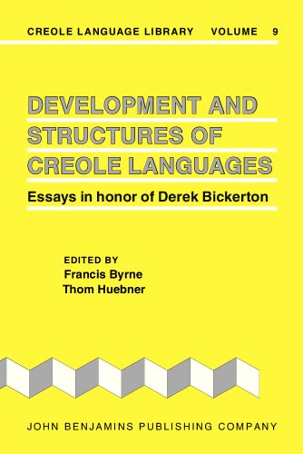 development and structures of creole languages essays in honor of derek bickerton creole language library