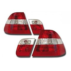 FK Automotive FKRL1211 Design R�ckleuchten fit f�r BMW 3er Limousine (Typ E46) Baujahr 01-05, wei� / rot