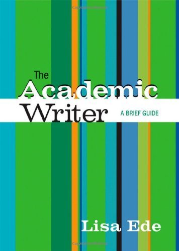 Ede, Lisa's The Academic Writer: A Brief Guide 1st (first) edition by Ede, Lisa published by Bedford/St. Martin's [Paperback] (2007)