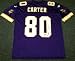 Kellen Winslow Jr. Signed Jersey - Chris Carter Minnesota Vikings Vintage Puma PSA DNA #K09679