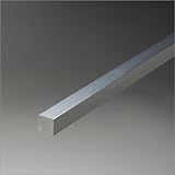 e-kanamono アルミ角棒 6x6x1920mm バフシルバー